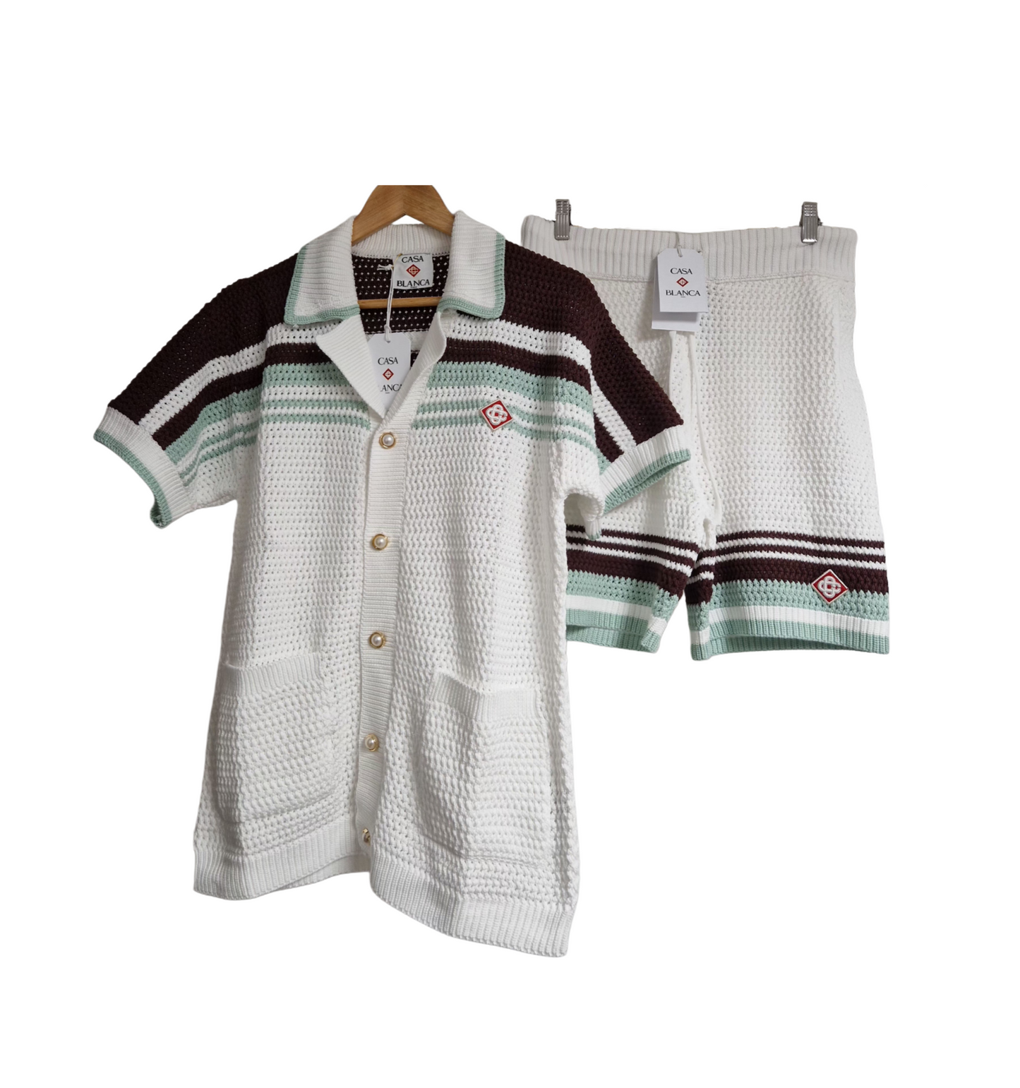 CASA Coastal Stripe Knit Ensemble