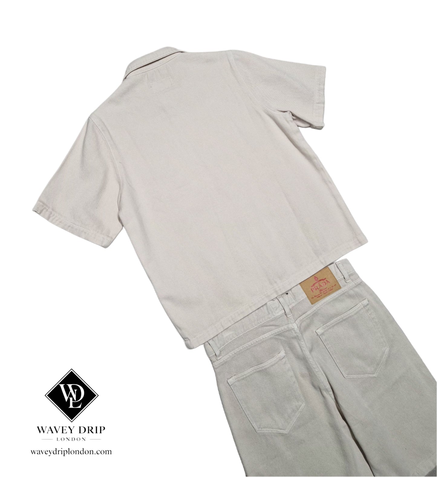 Prada Denim Shirt - Beige