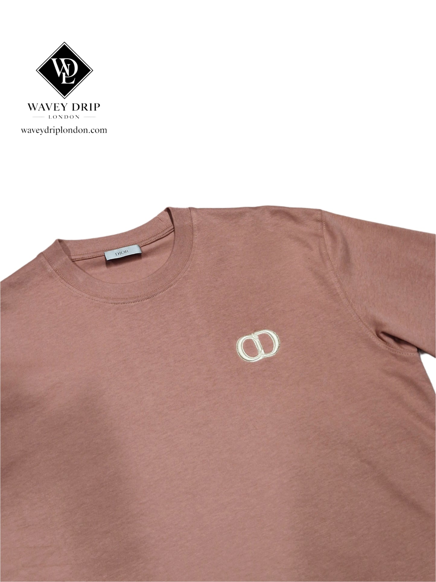 Christian Dior CD Logo Tshirt - Rose Dust