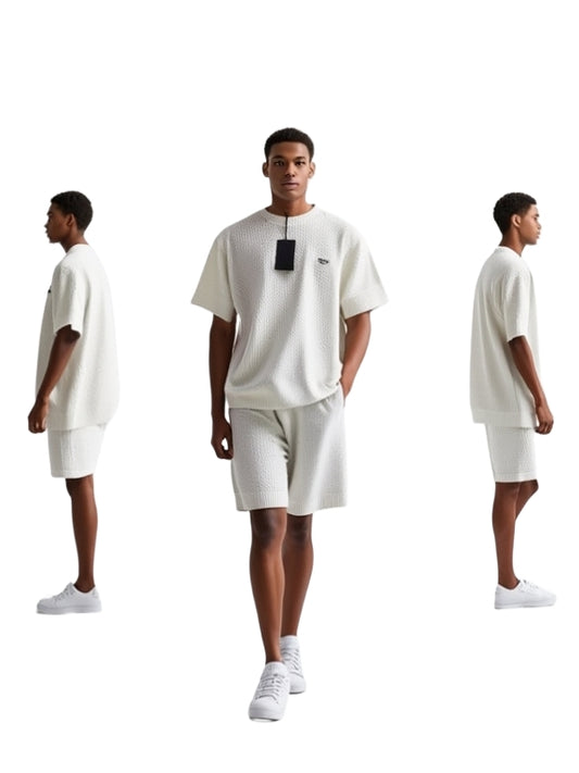 Prada Knit short set white