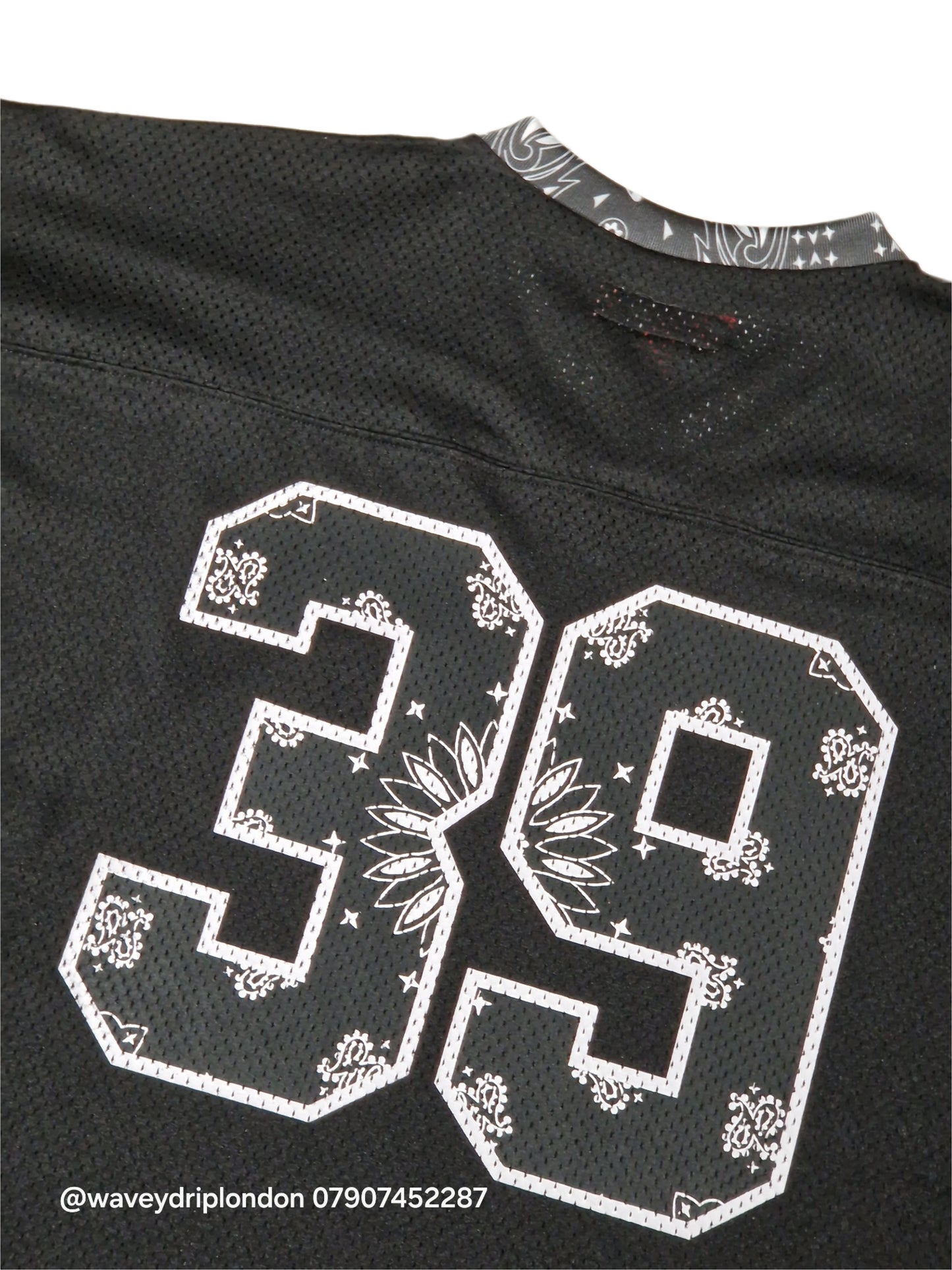 Supreme '39' Mesh Football Jersey – Black