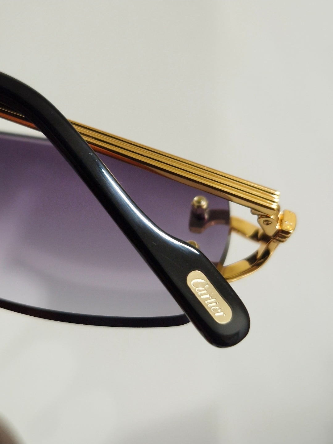 Cartier Sunglasses Gold Frame