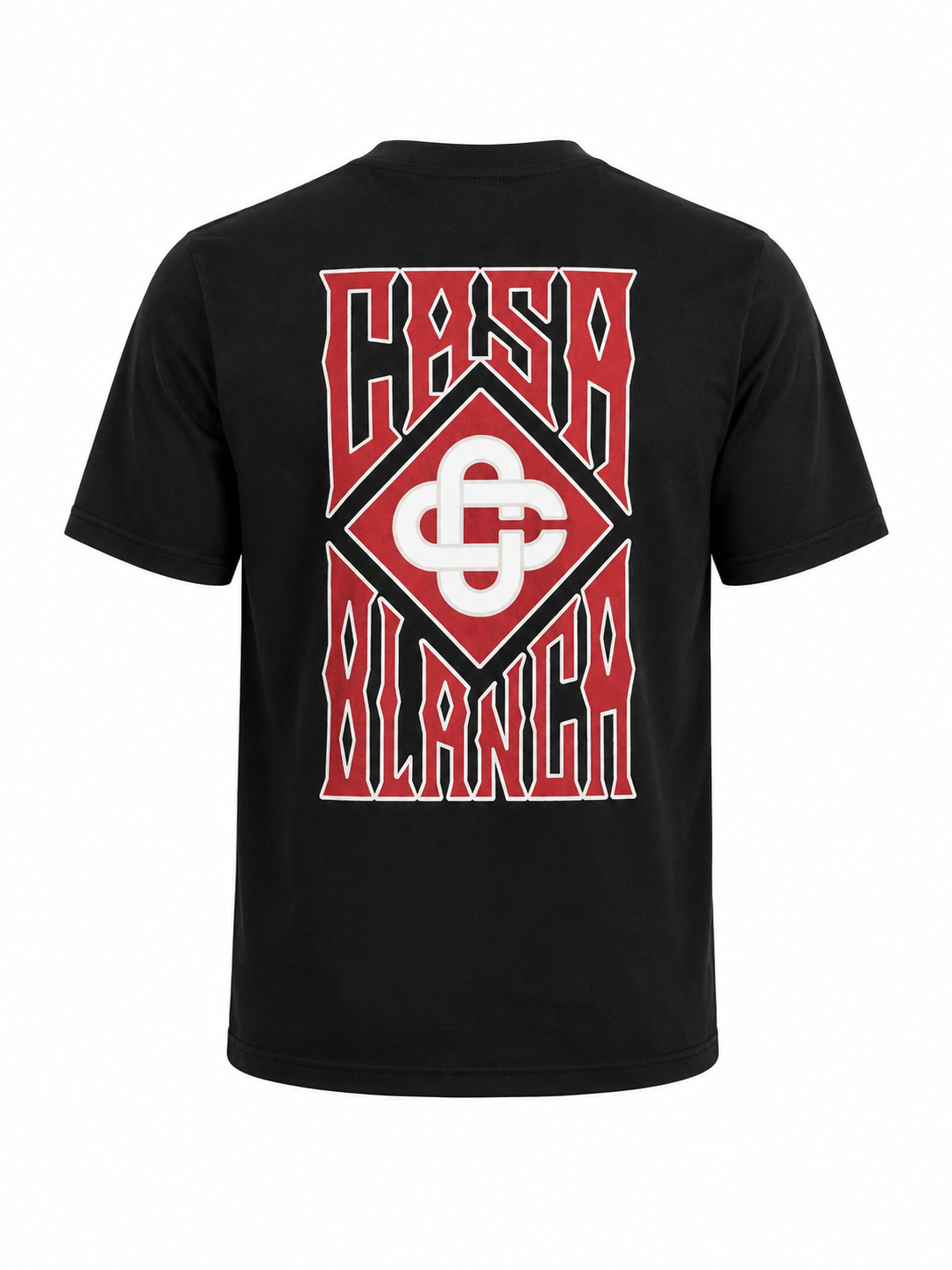 Casablanca Big Logo Tshirt- Black