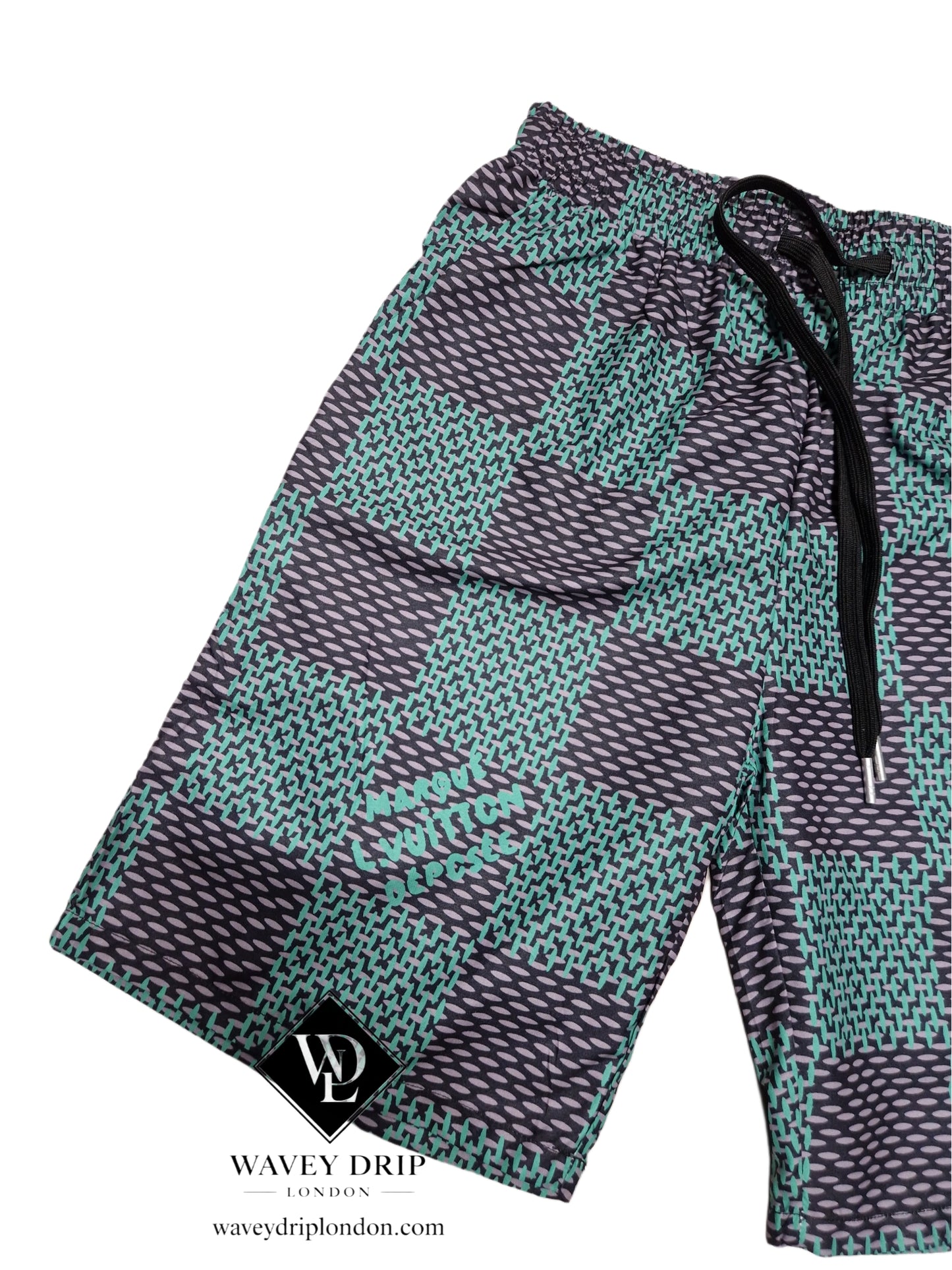 Louis Vuitton Damier Silk Shorts