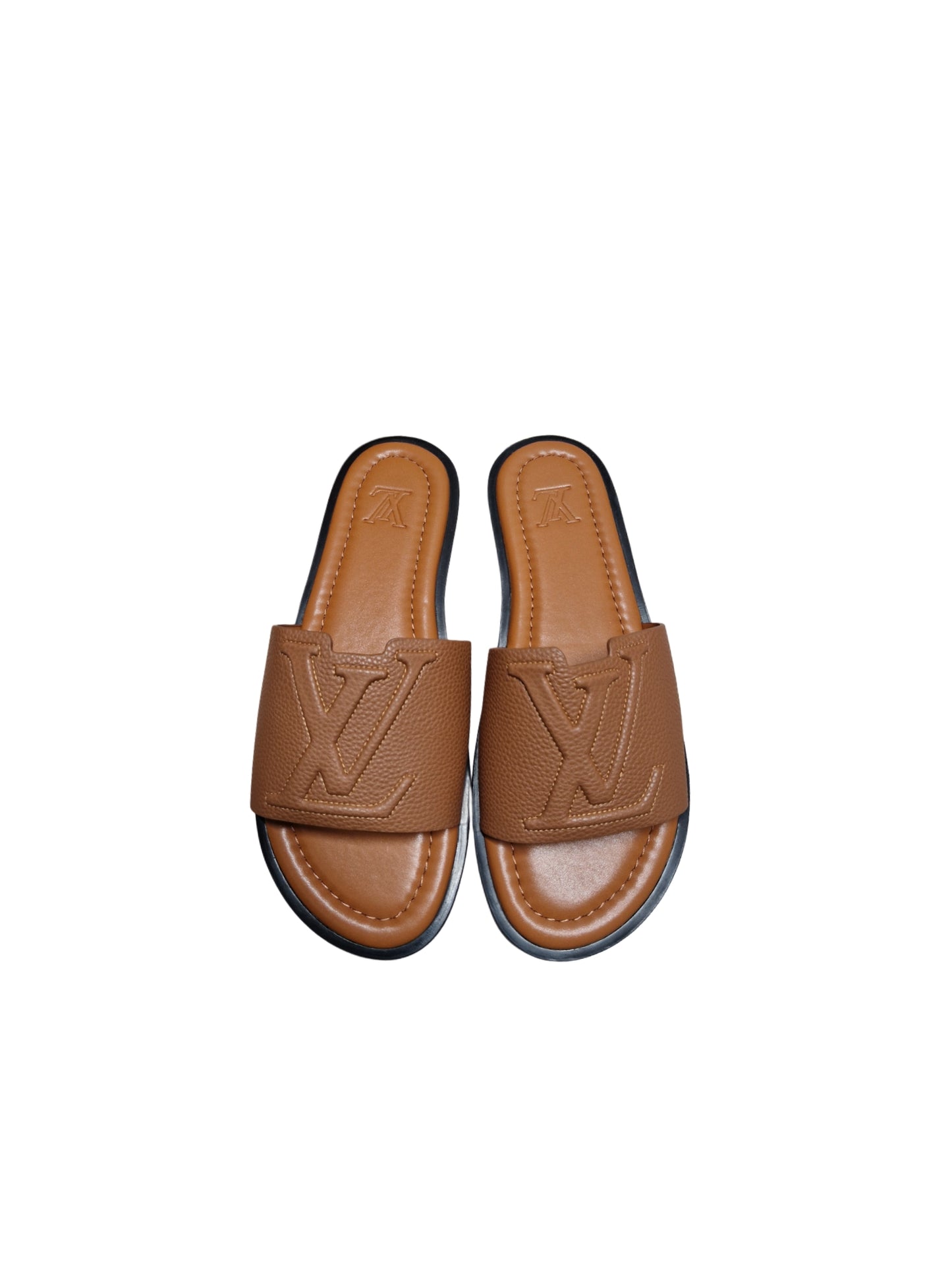 Louis Vuitton sandals tan