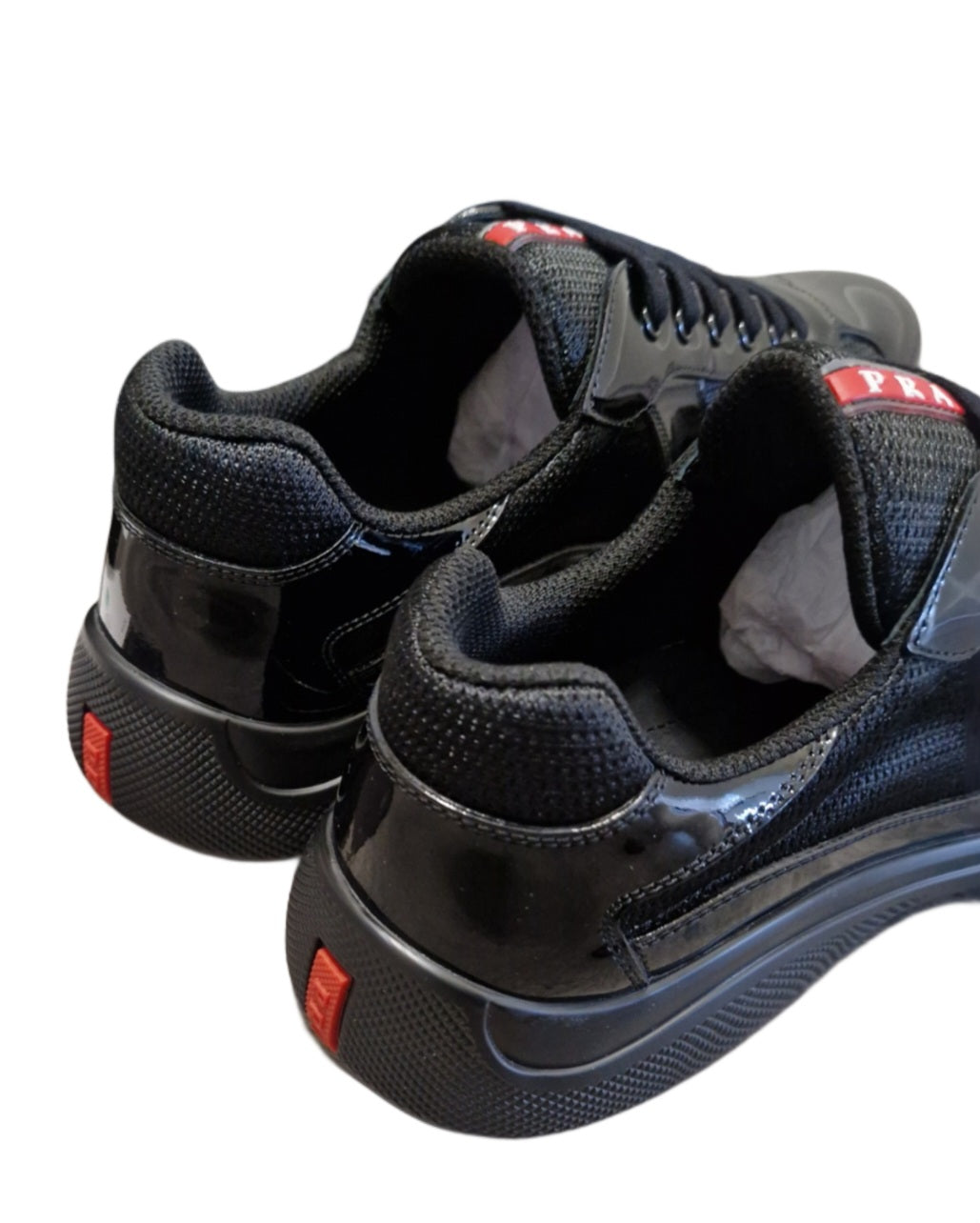 Prada American Cup Patent Sneakers