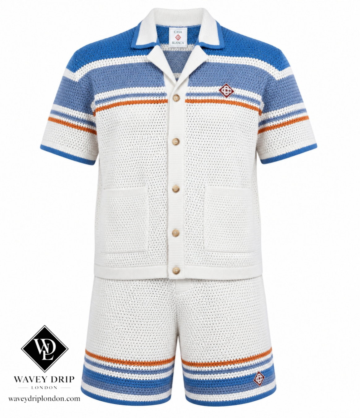 Casablanca Riviera Crochet Short Set