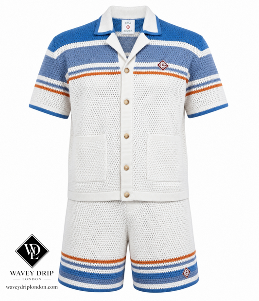 Casablanca Riviera Crochet Short Set