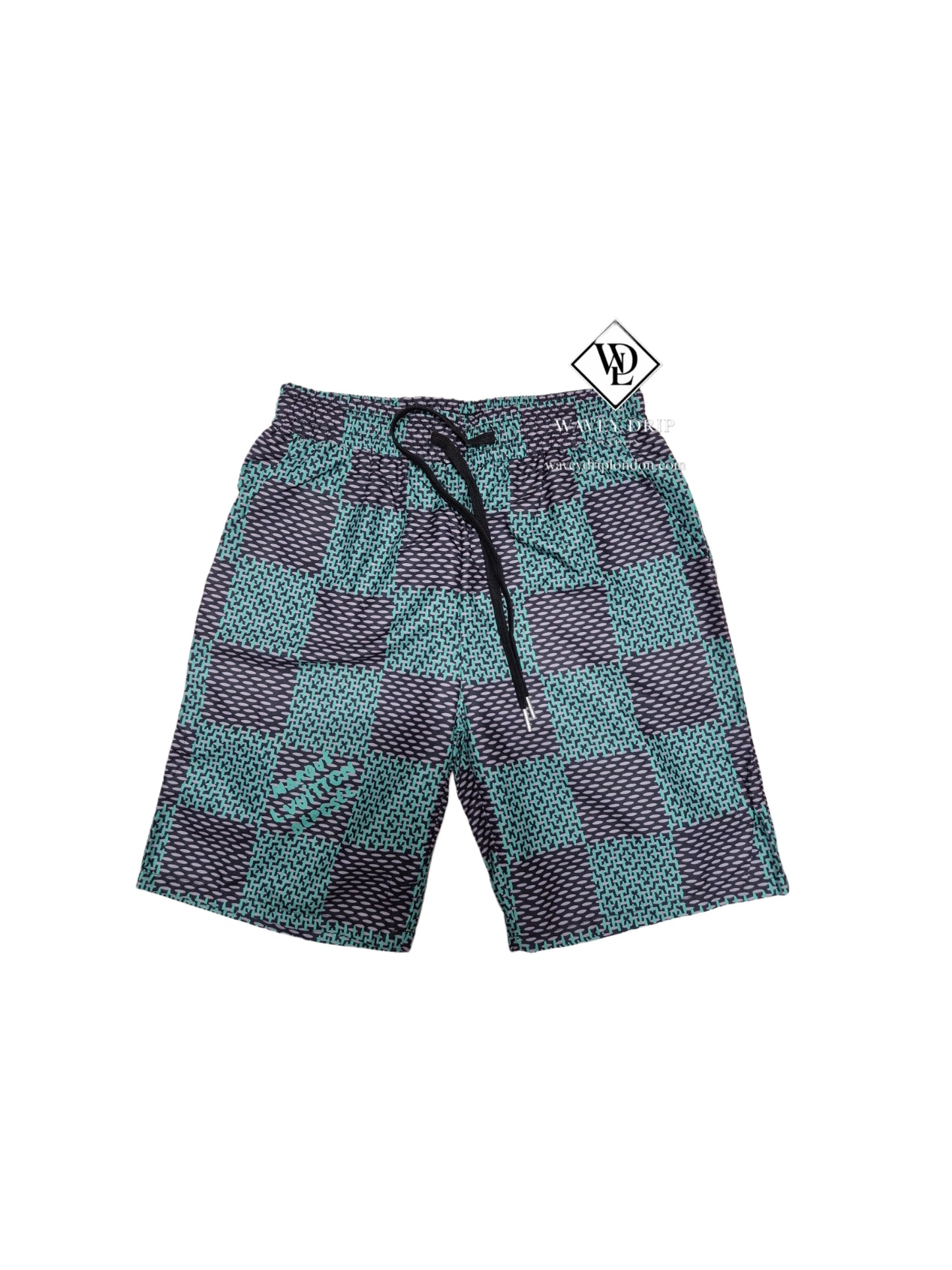 Louis Vuitton Damier Silk Shorts