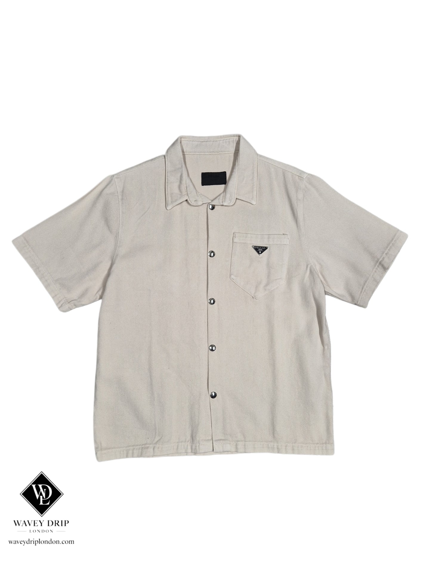 Prada Denim Shirt - Beige