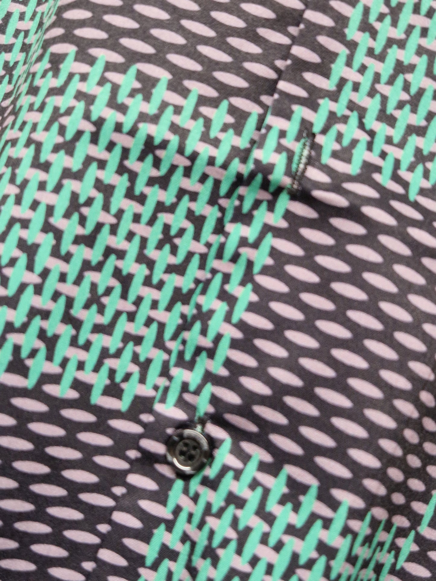 Louis Vuitton Damier Silk Short Sleeve Shirt