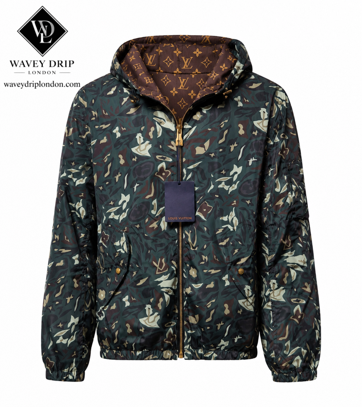 Louis Vuitton Monogram Reversible Camouflage Windbreaker