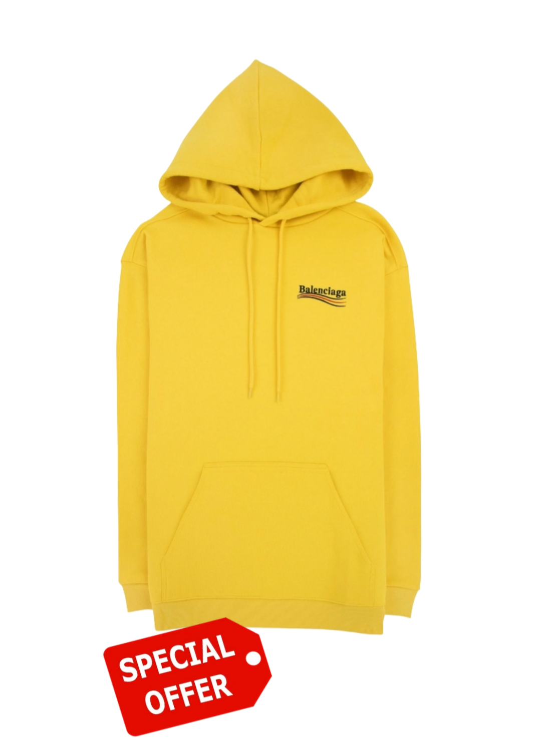 Balenciaga Political Campaign Hoodie - Yellow