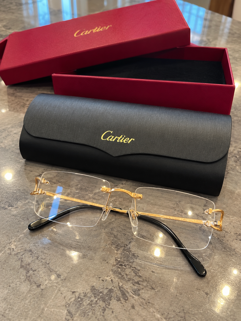 Cartier Clear Sunglasses