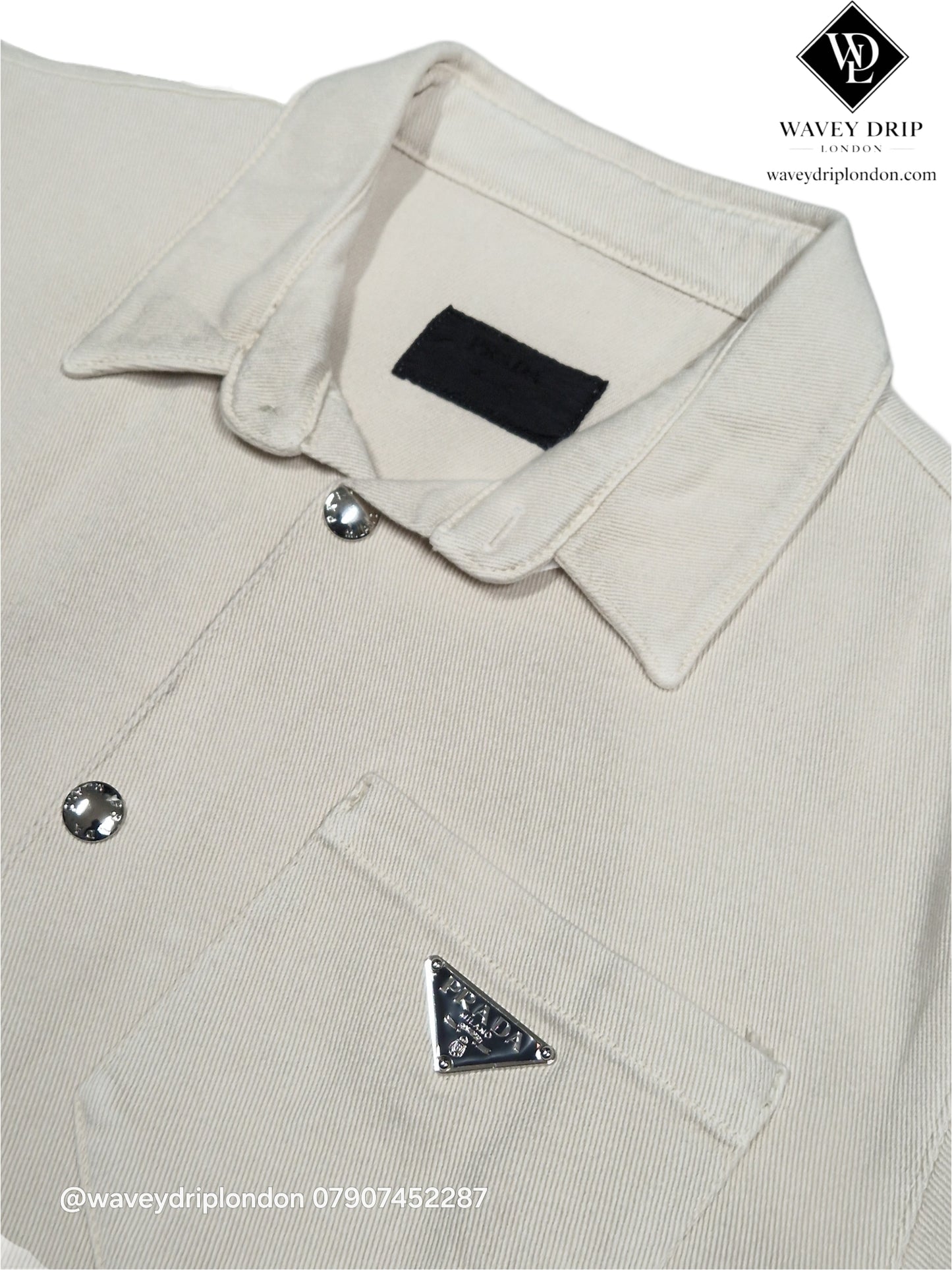 Prada Denim Shirt - Beige
