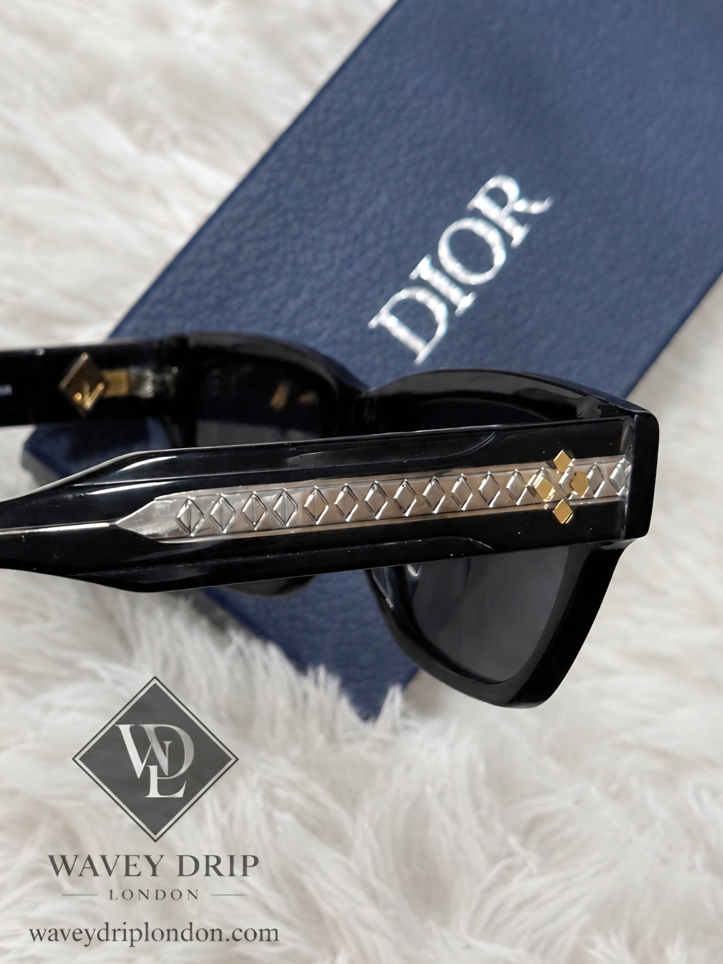 Christian Dior Diamond Detail Sunglasses