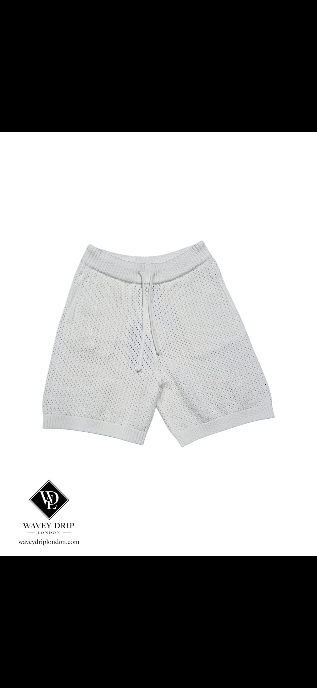 Prada Knit Tshirt & Shorts Set White