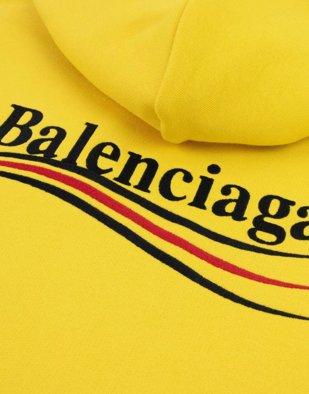 Balenciaga Political Campaign Hoodie - Yellow