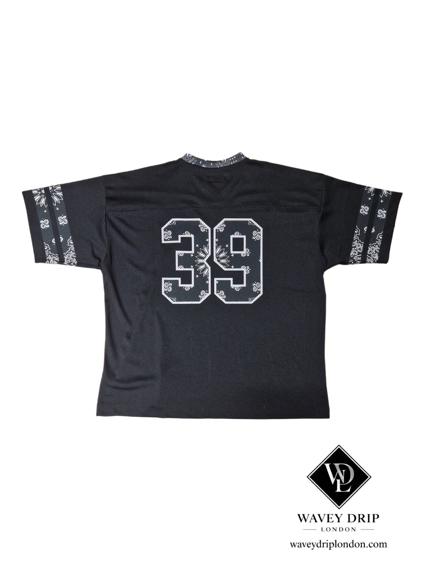 Supreme '39' Mesh Football Jersey – Black