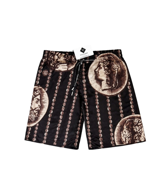 Dolce & Gabbana Baroque Medallion Shorts