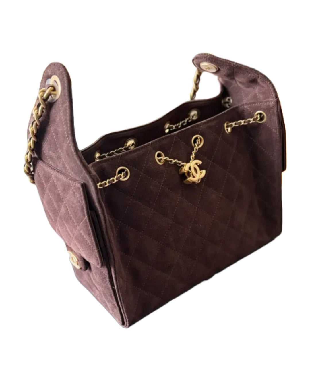 Chanel Suede Quilted Bag (big size)