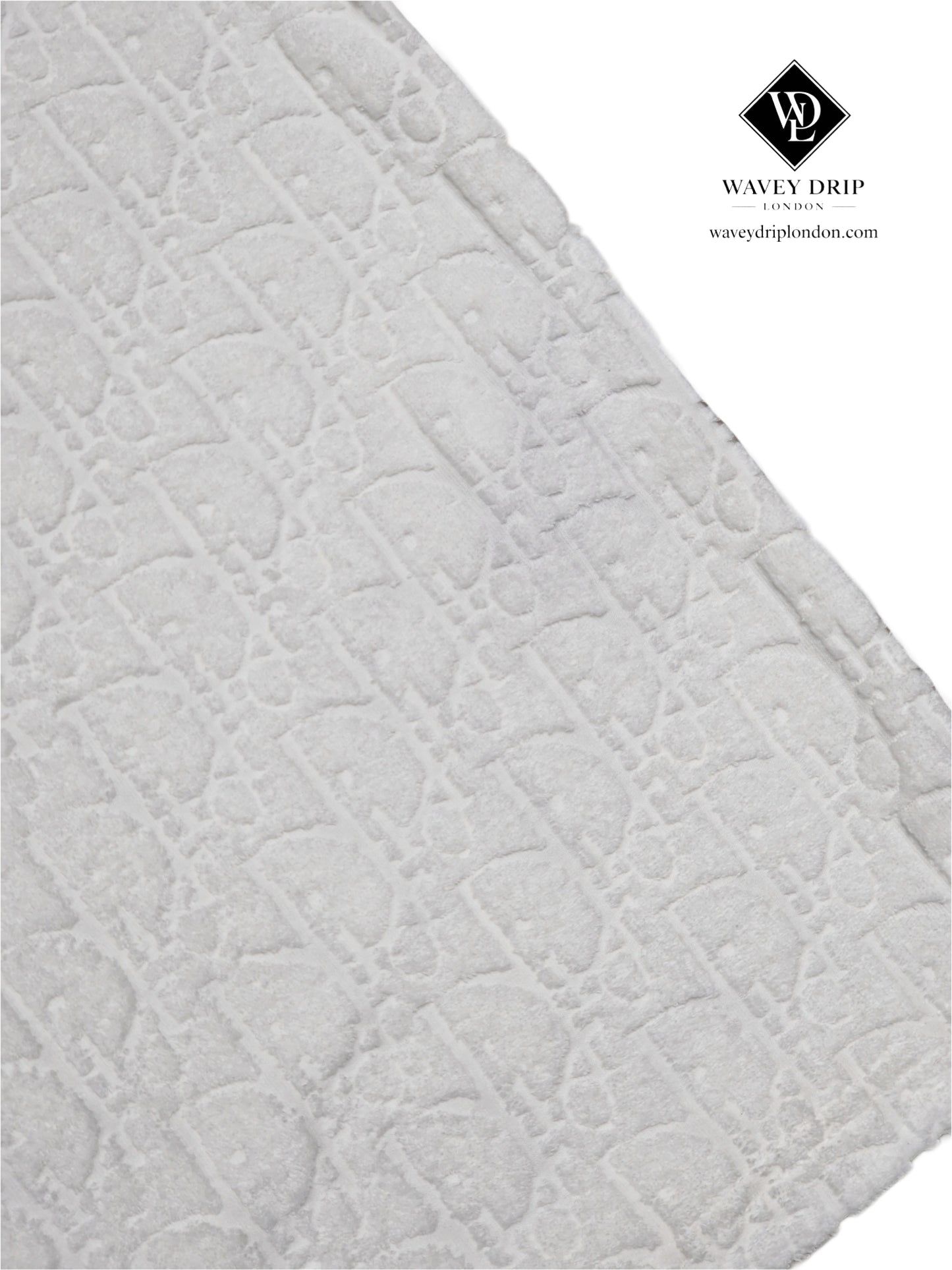 Christian Dior Jacquard Oblique Tshirt  - White