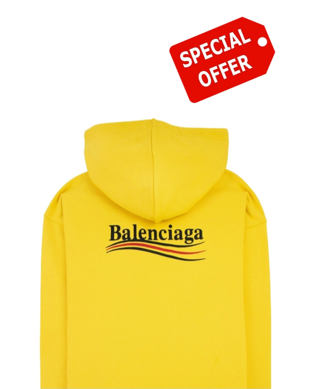 Balenciaga Political Campaign Hoodie - Yellow