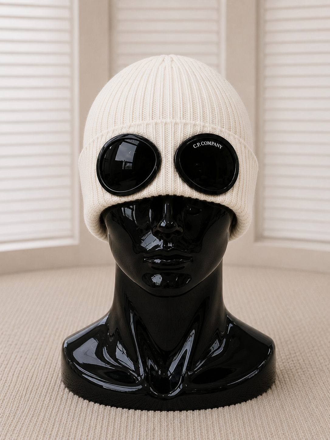 C.P Company Beanie - White