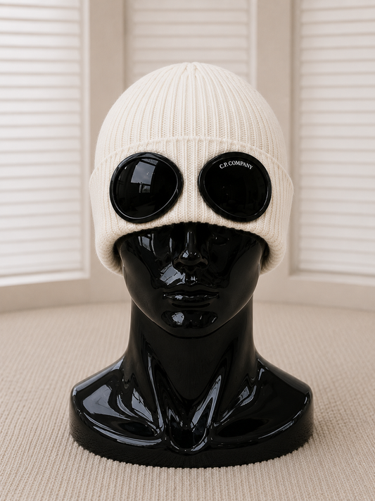 C.P Company Beanie - White