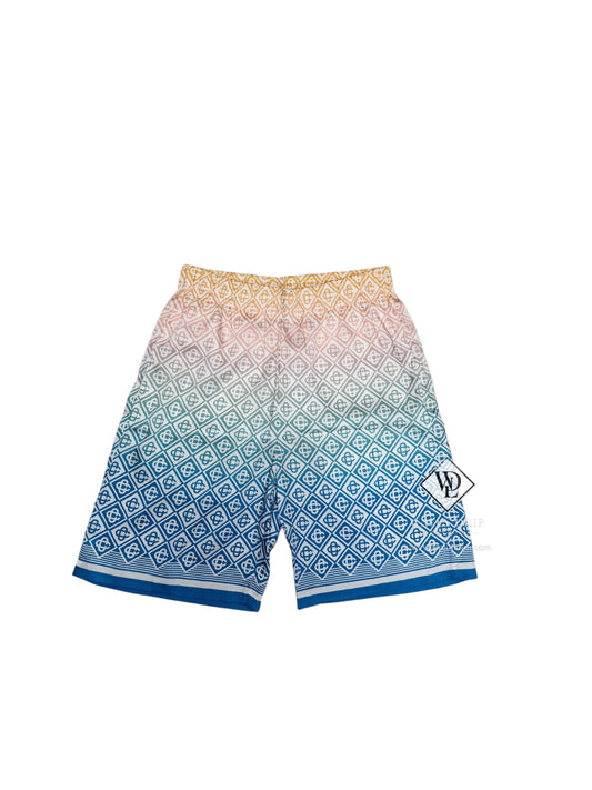 Casablanca Gradient Monogram Shorts – Multicolour