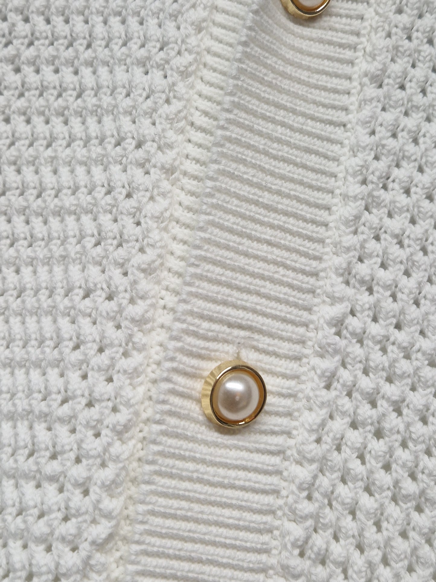 Casablanca Striped Knit Button-Up Polo Shirt