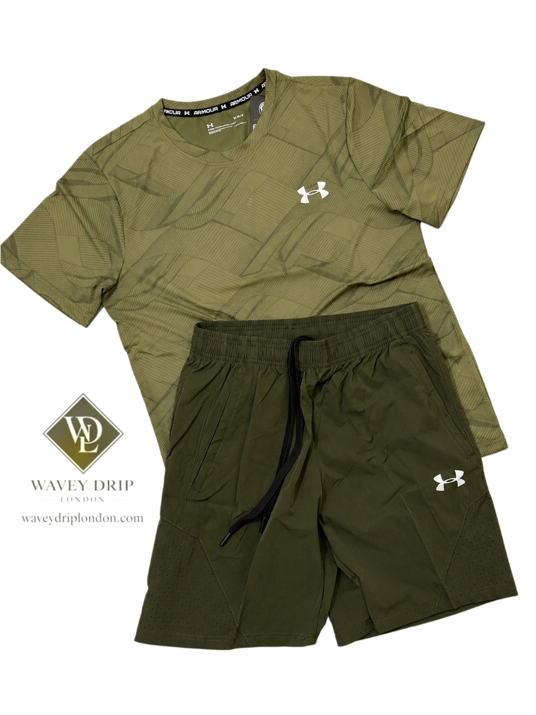 Under Armour Olive Terrainn Performance Set