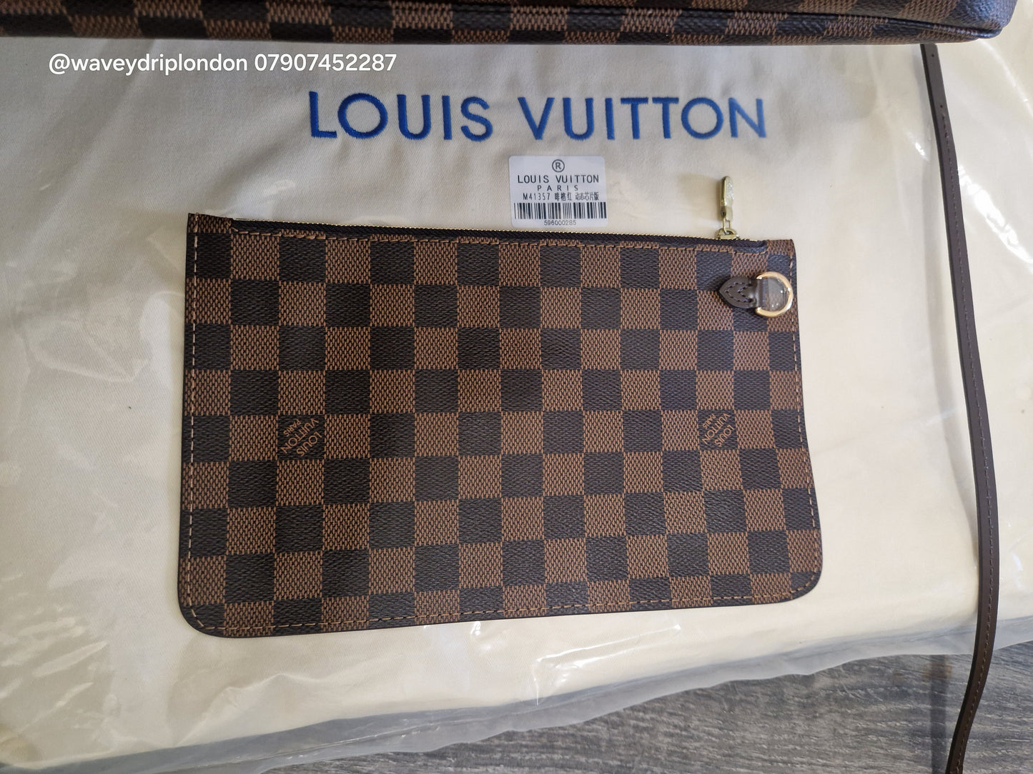 Louis Vuitton Neverfull MM Bag - Damier Ebene
