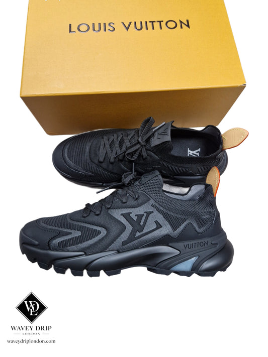 Louis Vuitton LV Trail Runner Sneakers – Triple Black