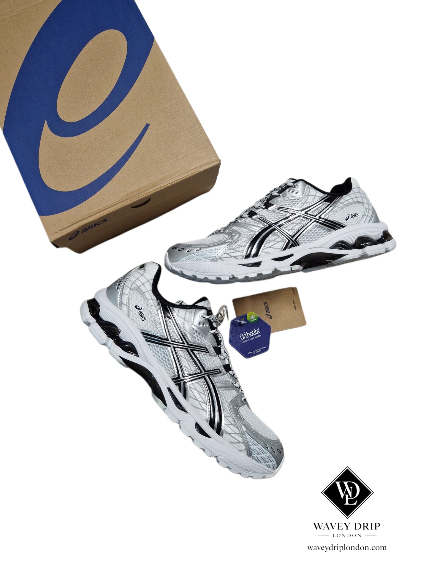 ASICS GEL-1130 Silver Trainers