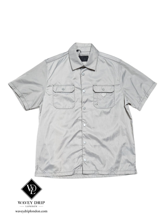 Prada Re-Nylon Shirt Grey
