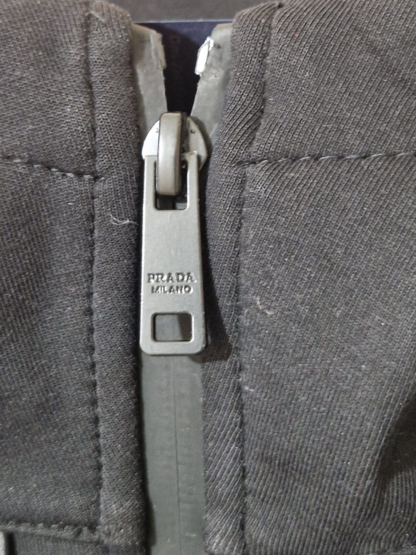 Prada Milano Technical Zip Tracksuit – Black/Red Edition