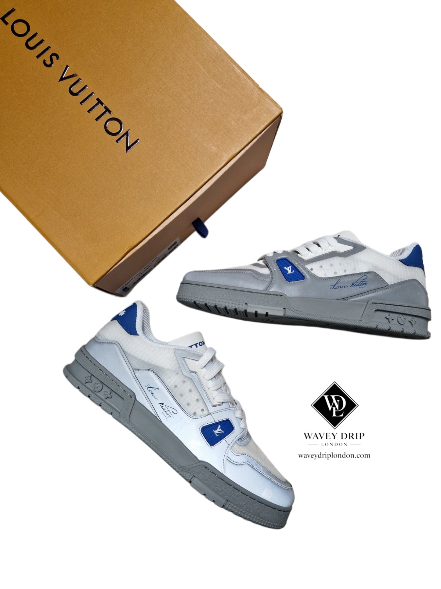 Louis Vuitton Low Tops Reflective Luxury Grey