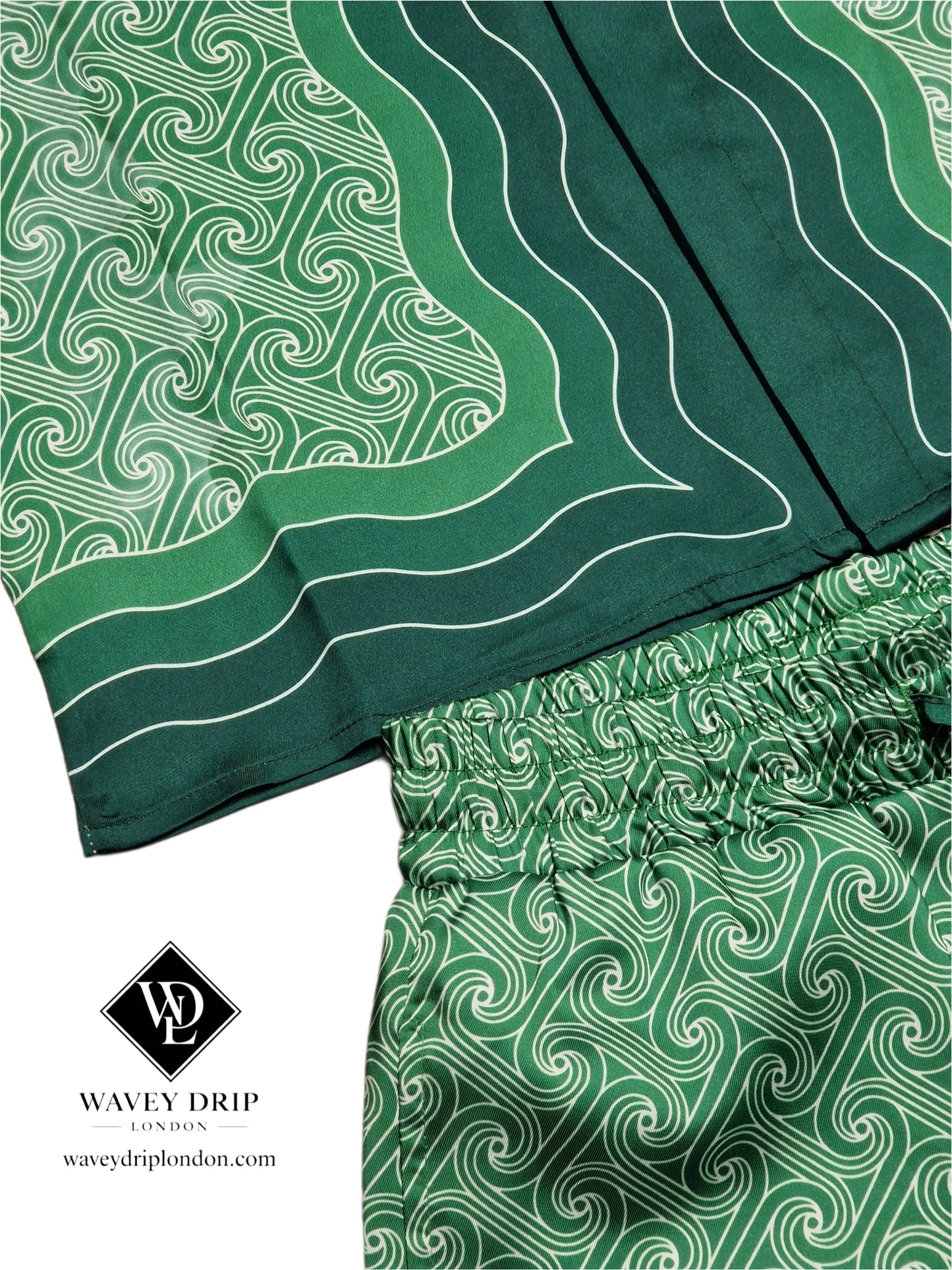 Casablanca Wave Pattern Short Set