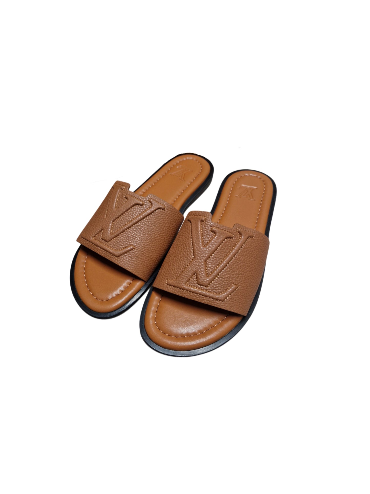 Louis Vuitton sandals tan