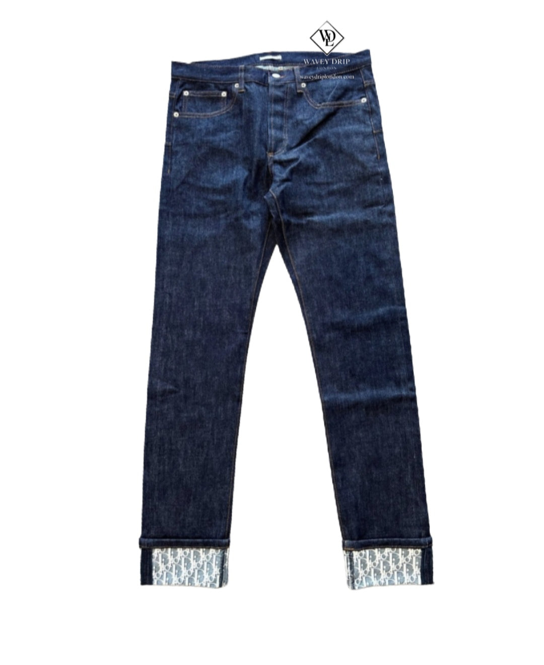Christian Dior Oblique Trim Jeans