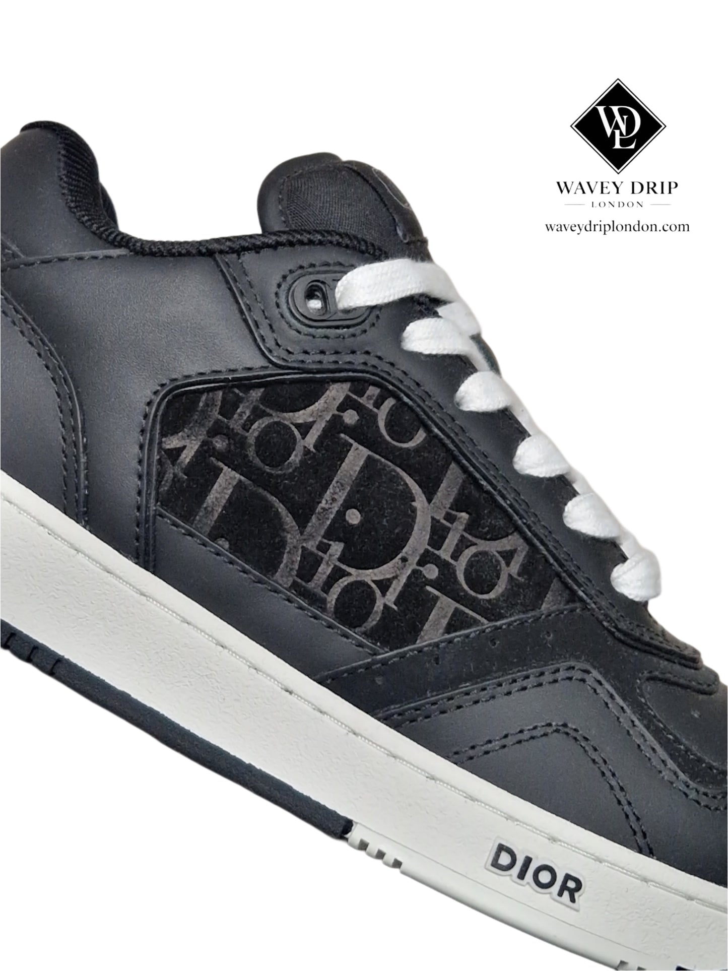 Christian Dior B27 - Black Oblique White Sole