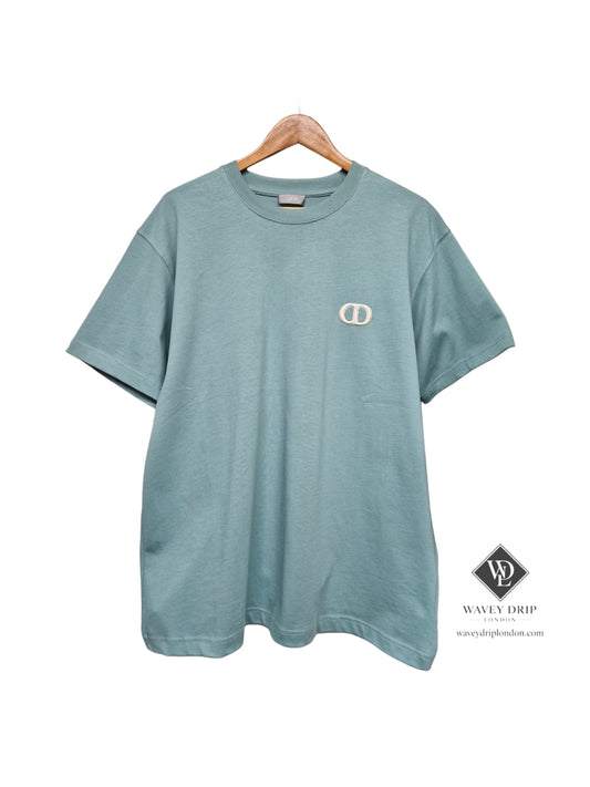 Christian Dior CD Logo Tshirt - Sage Green