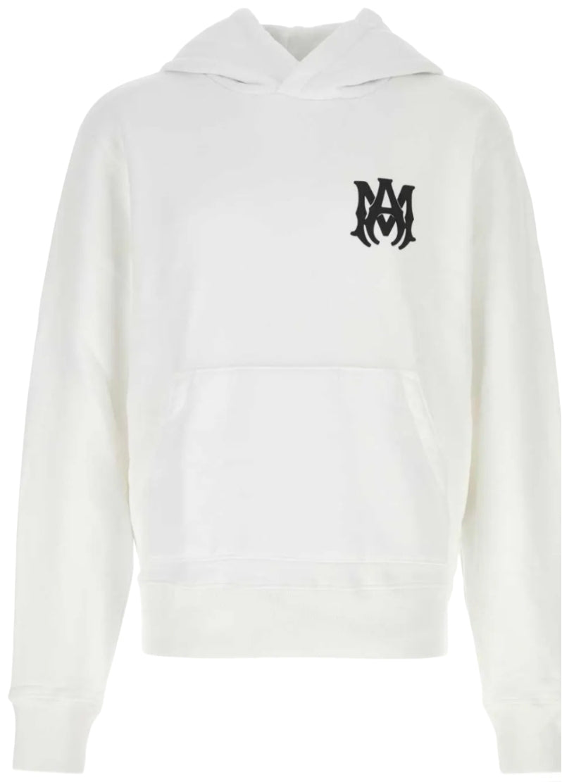 AM Logo Hoodie White