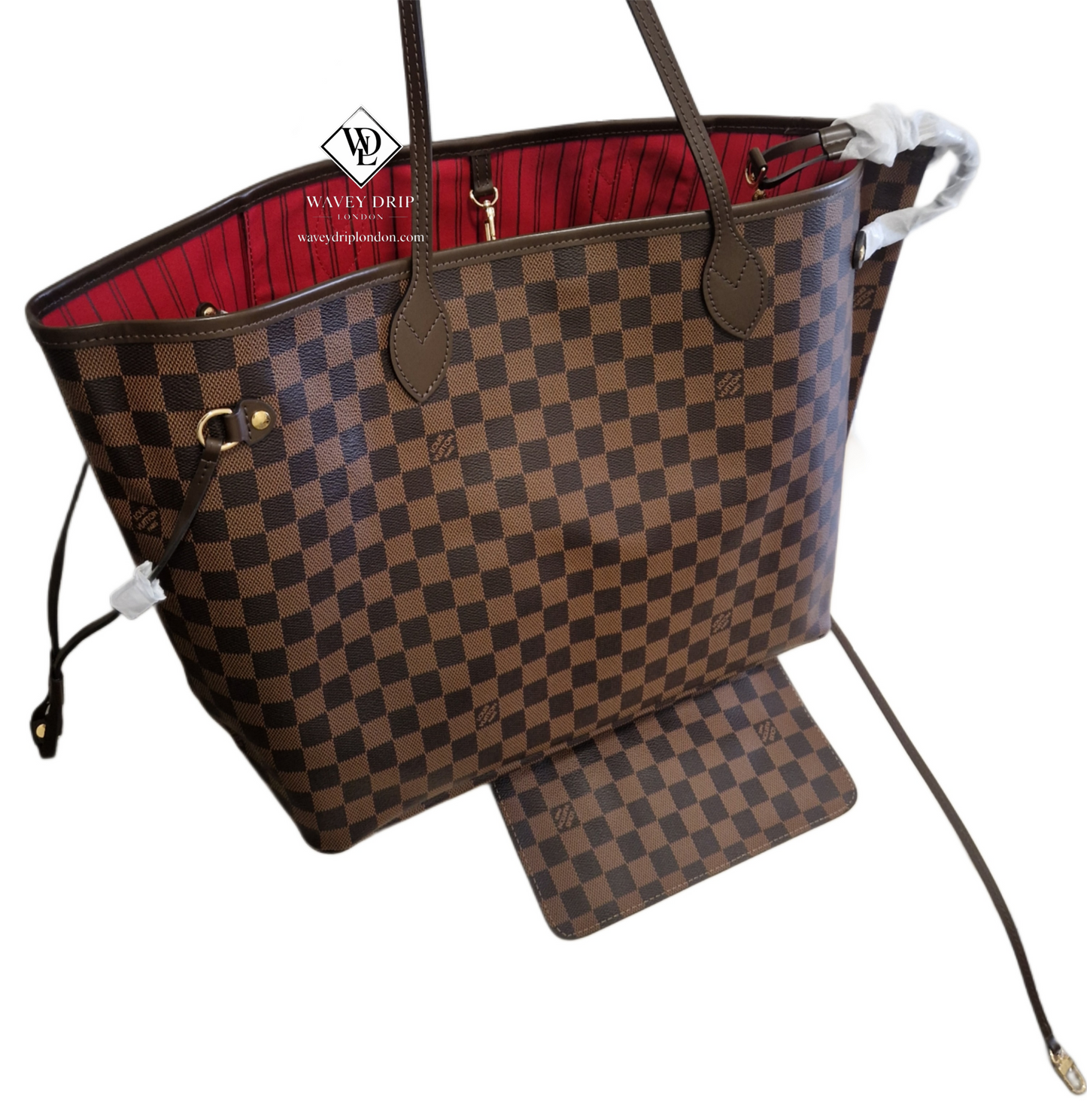 Louis Vuitton Neverfull MM Bag - Damier Ebene