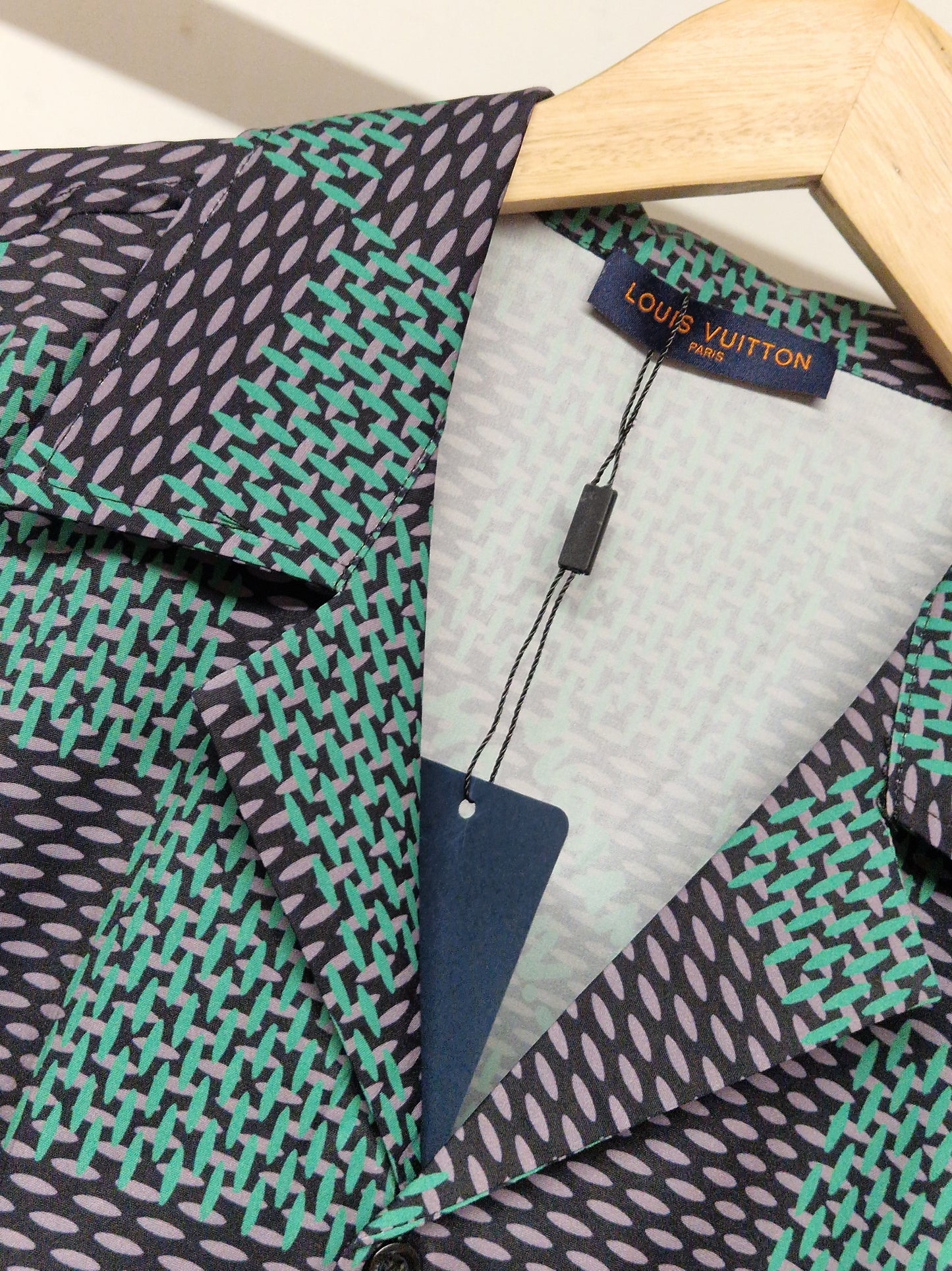 Louis Vuitton Damier Silk Short Sleeve Shirt