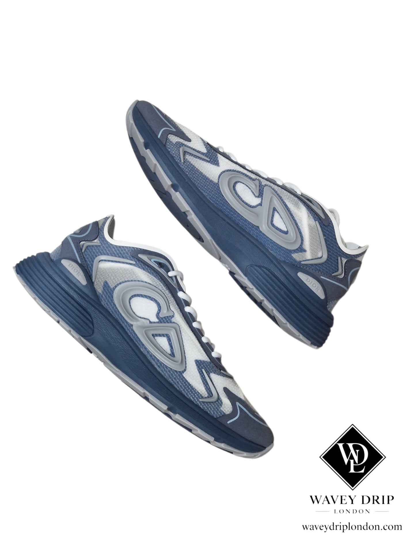Christian Dior B30 Blue Silver Technical Runner