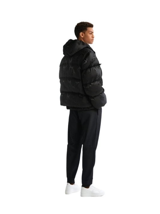 Double GG Interlocking Pattern Puffer Jacket