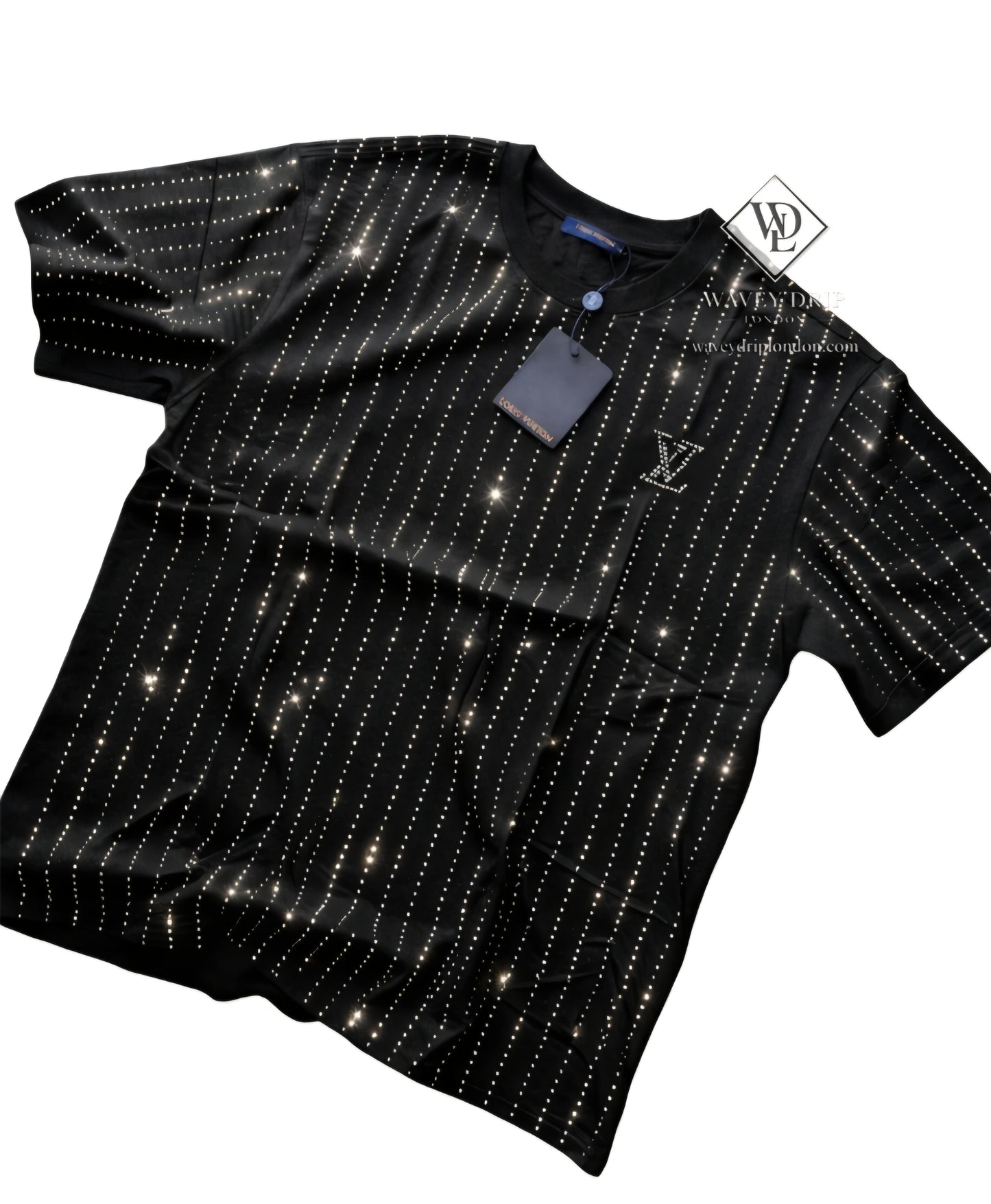 Louis Vuitton Monogram Crystal Detail T-Shirt