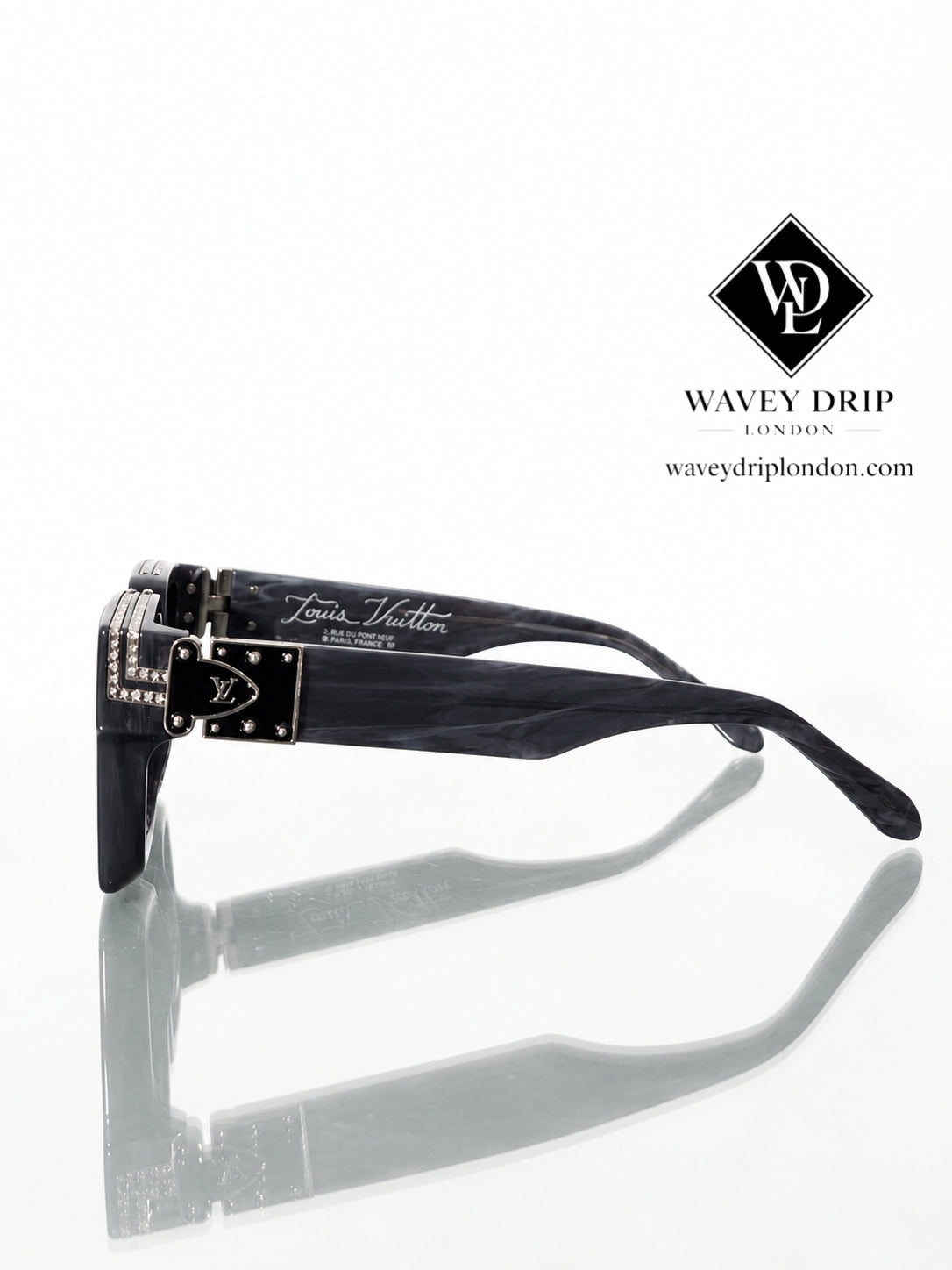 Louis Vuitton Millionaire Sunglasses Marble Charcoal Grey